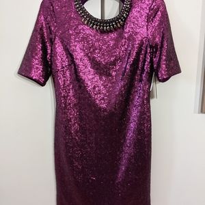 Cocktail dress by Laundry, 10 purple